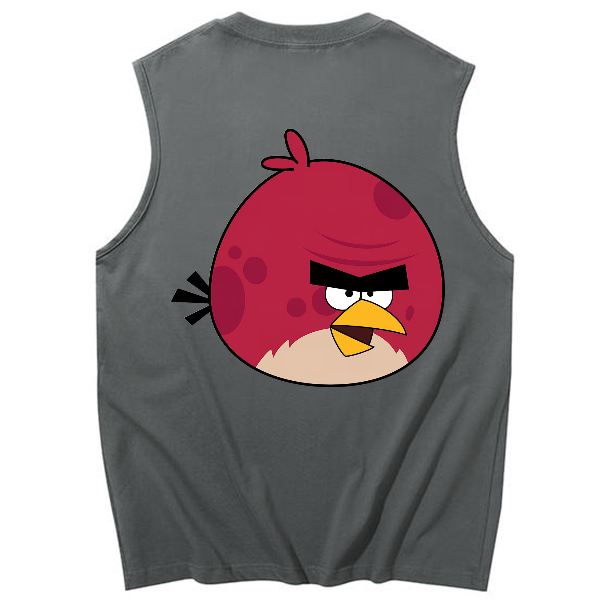 （画像用） Angry Birds アングリーバード コットン100％タンクトップ（背面プリント）